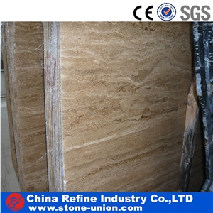 Dark Coffee Travertine Slabs & Floor Tiles
