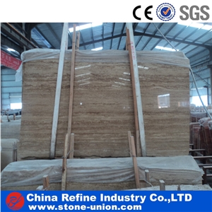 Dark Coffee Travertine Slabs & Floor Tiles