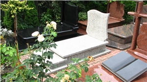 Engraved Green Granite Monument & Tombstones