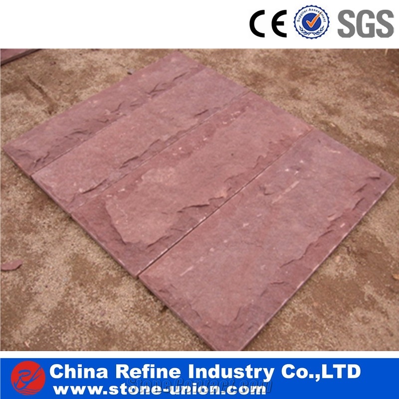 Exterior Landscaping Red Sandstone Mushroome Tiles