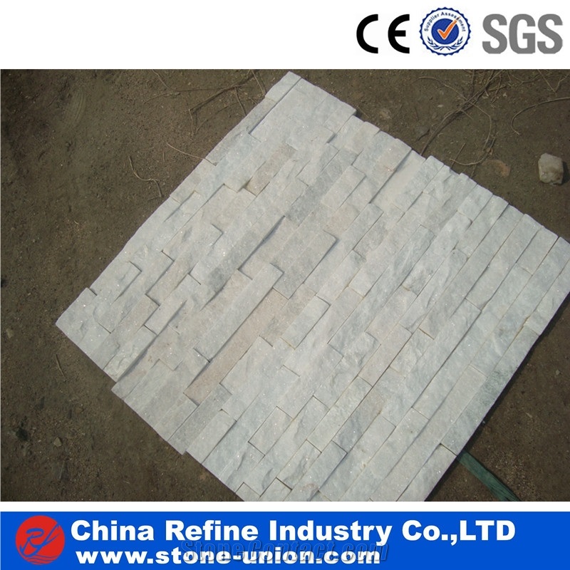Fireplace Surround Decorative White Stack Stone