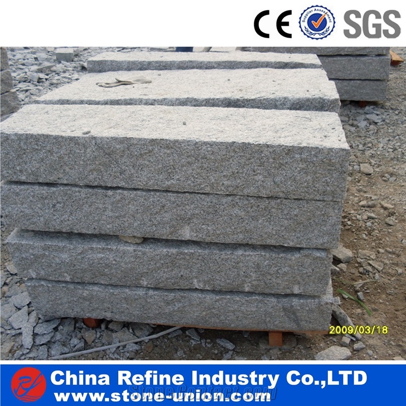 G602 Light Crystal Grey Granite Stone Kerbstones