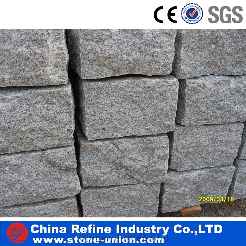 G602 Light Crystal Grey Granite Stone Kerbstones