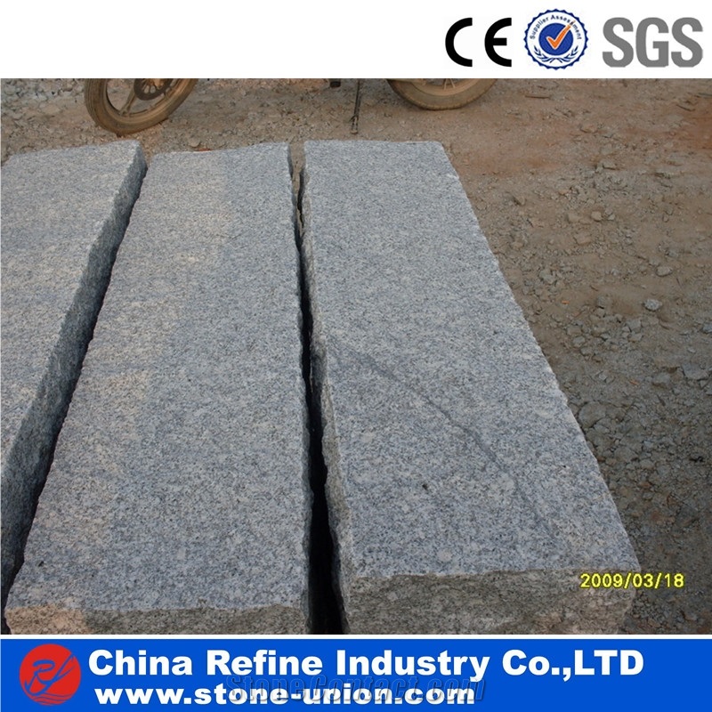 G602 Light Crystal Grey Granite Stone Kerbstones