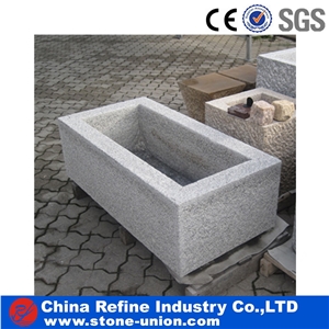 G603 Gray Granite Rectangular Flower Pots G603 Gray Granite Rectangular Flower Pots