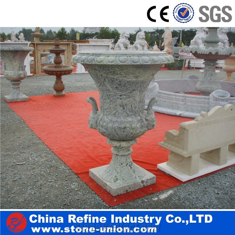 G603 Gray Granite Rectangular Flower Pots