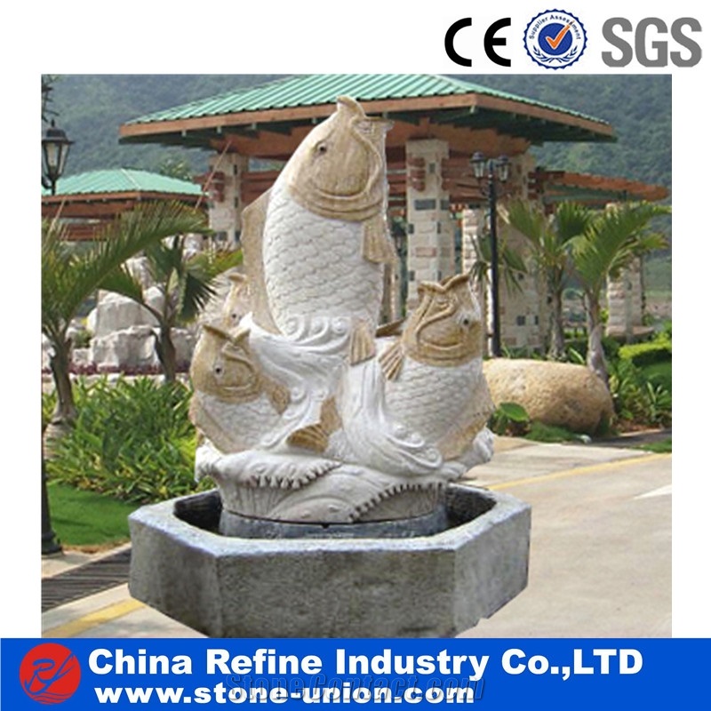 G682 Yellow and Beige Rusty Granite Fountains
