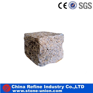 G682 Yellow Beige Rusty Cube Stone & Paving Sets