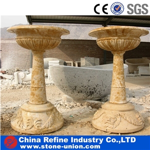 G682 Yellow Rusty Granite Flower Planters Boxes