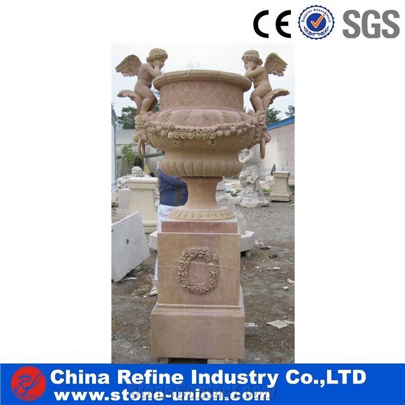G682 Yellow Rusty Granite Flower Planters Boxes