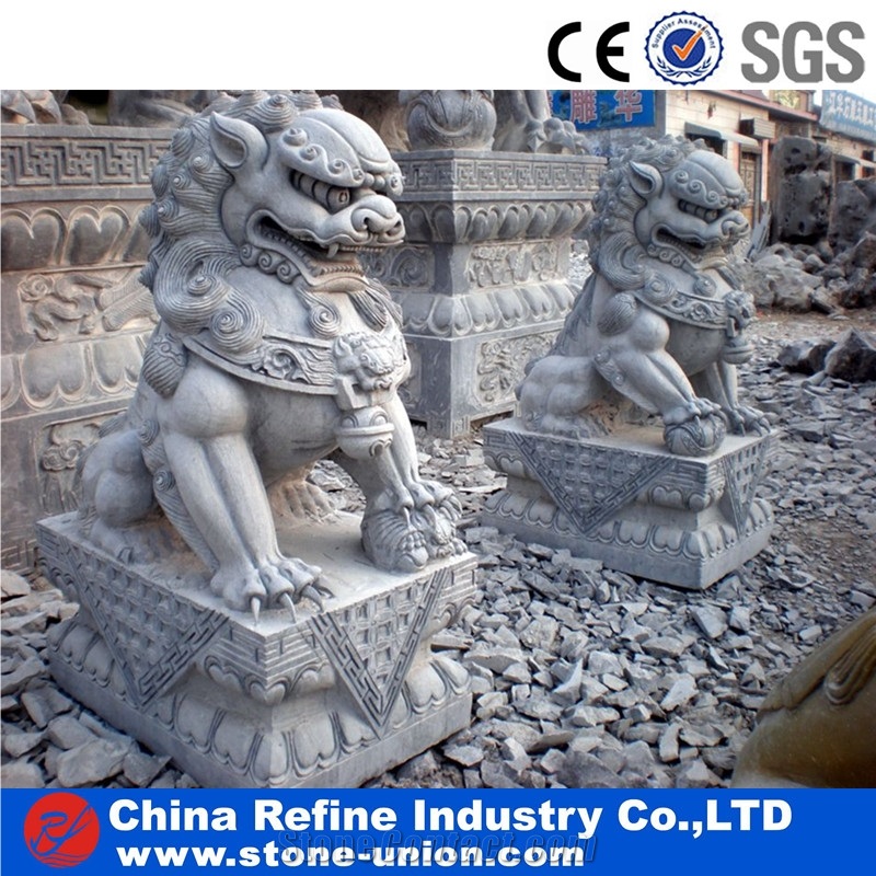 Garden Decoration Sculpture Large Lions Statue
