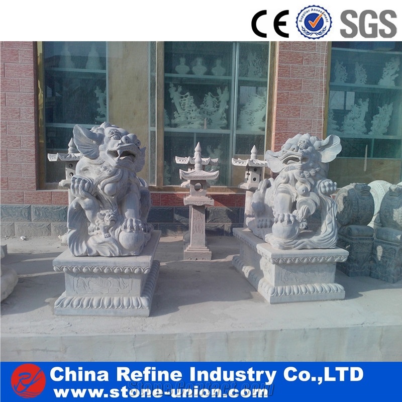 Garden Decoration Sculpture Large Lions Statue