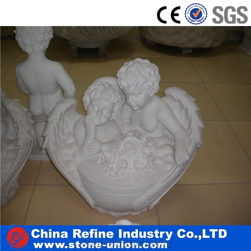 Garden Decoration White Marble Sculpture & Statue