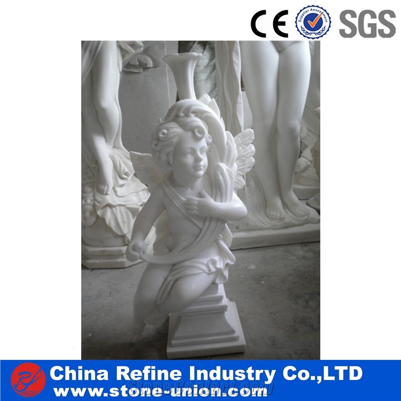 Garden Decoration White Marble Sculpture & Statue