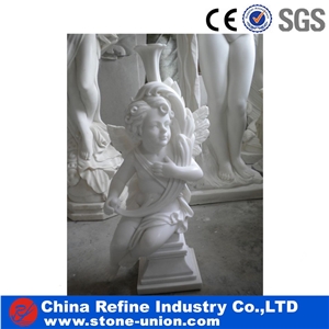 Garden Decoration White Marble Sculpture & Statue