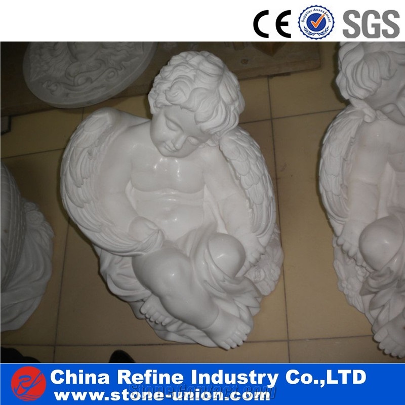 Garden Decoration White Marble Sculpture & Statue