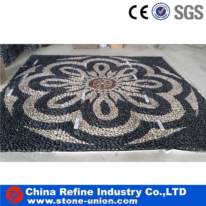 Garden Pebbles Mosaic Design, Pebble Stone Mosaic