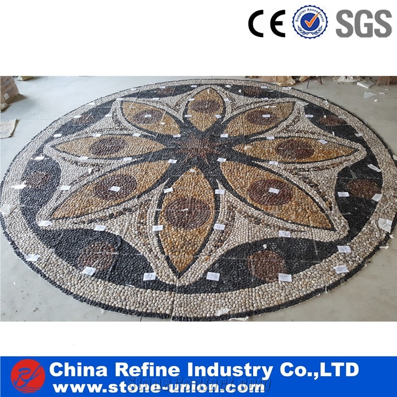 Garden Pebbles Mosaic Design, Pebble Stone Mosaic