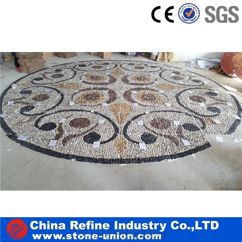 Garden Pebbles Mosaic Design, Pebble Stone Mosaic
