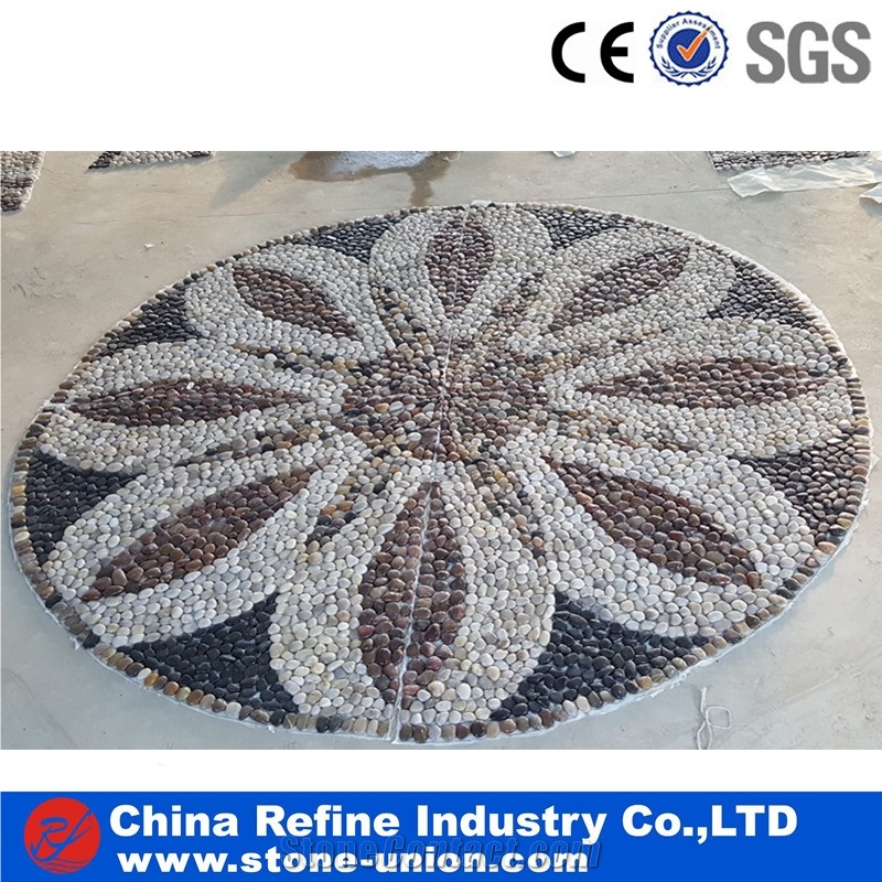 Garden Pebbles Mosaic Design, Pebble Stone Mosaic