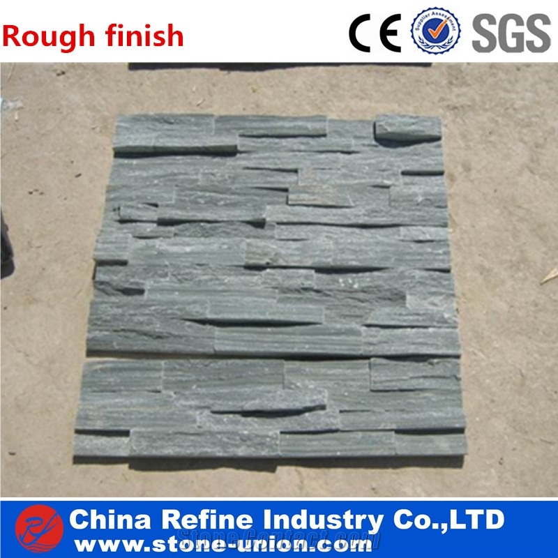 Green Slate Beveled Stone Veneer Cultured Stone