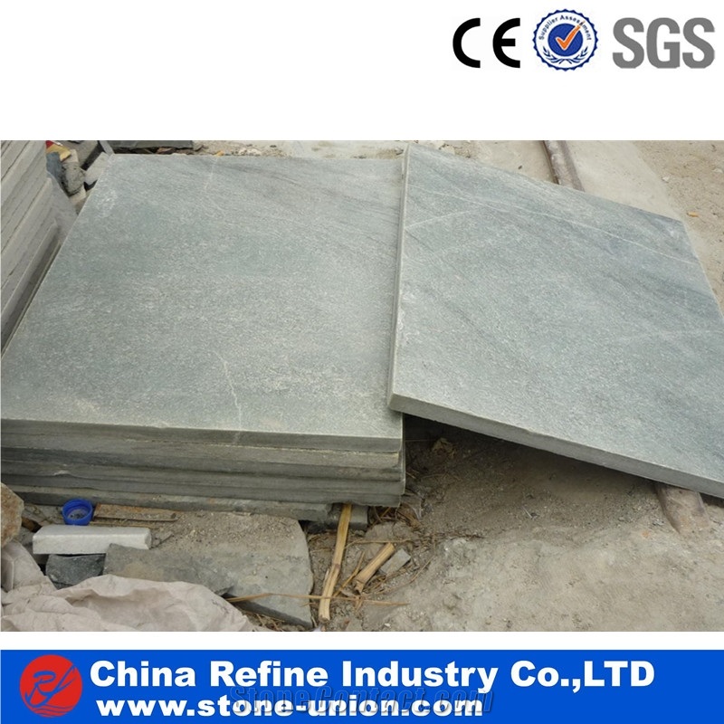 Grey Flamed Quartzite Flooring Tiles & Wall Tiles