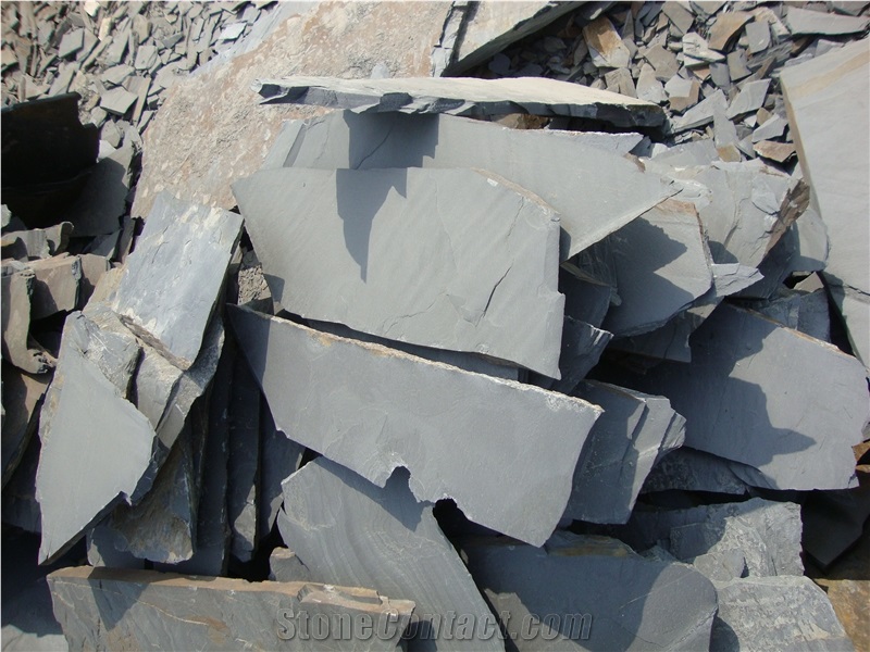 Grey Slate Crazy Paver Flagstone for Landscape