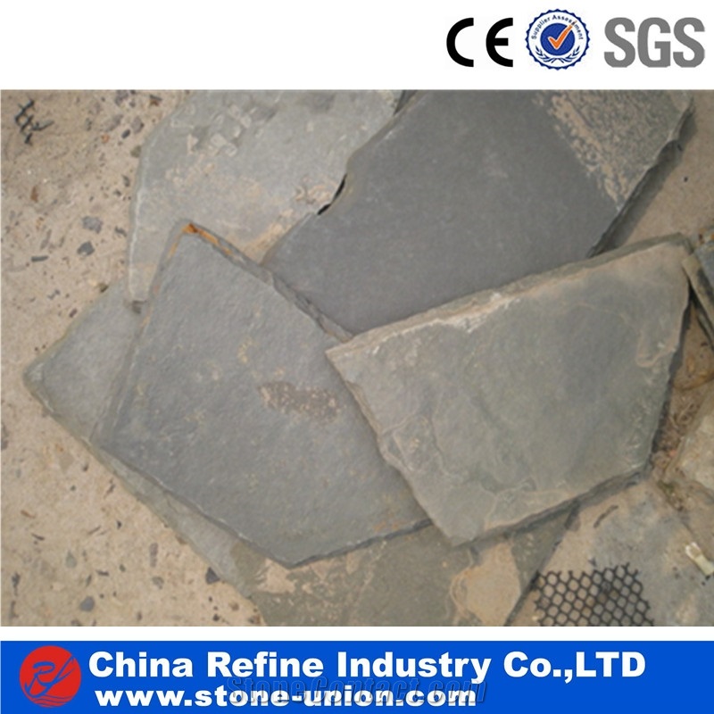 Grey Slate Flagstones Random Shaped Slate