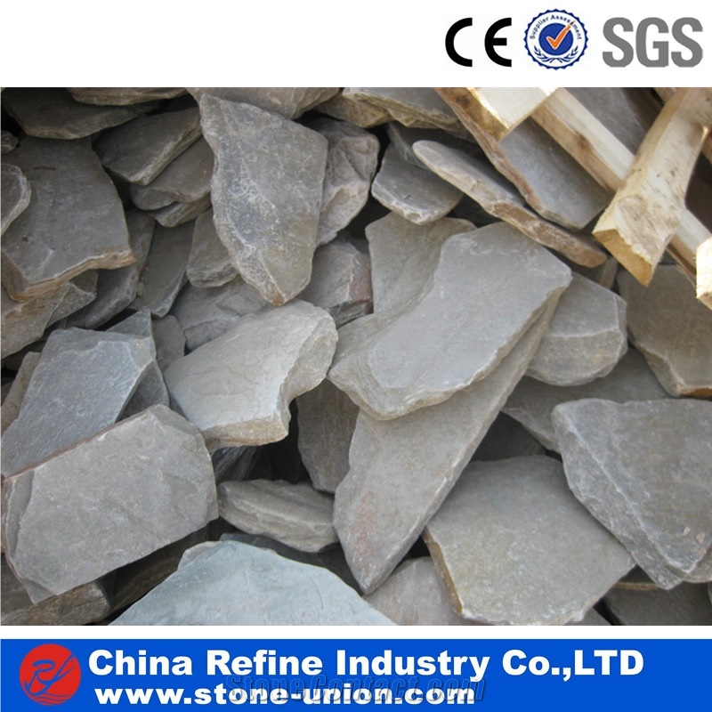 Grey Slate Flagstones Random Shaped Slate