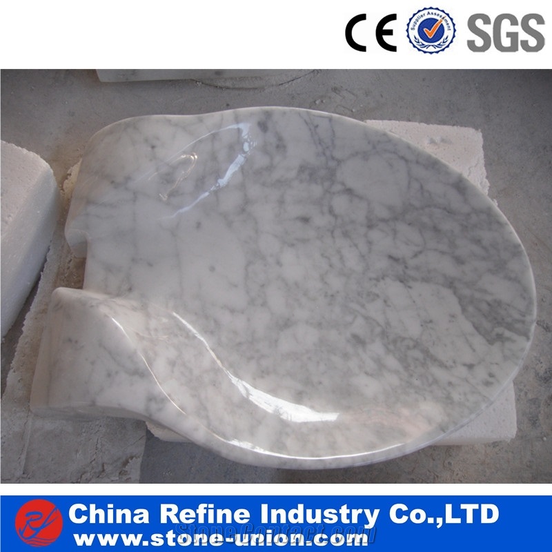 Guangxi White Marble Polished Sinks & Basins