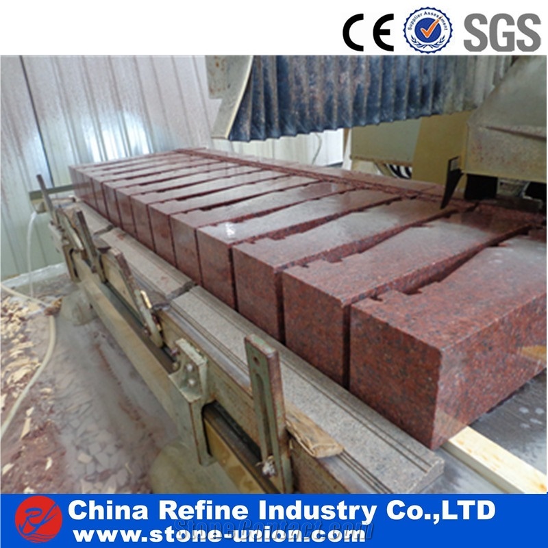 Indian Red Granite Floor Covering, Granite Tiles