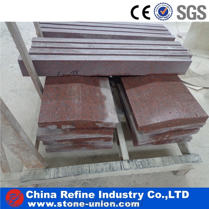 Indian Red Granite Floor Covering, Granite Tiles