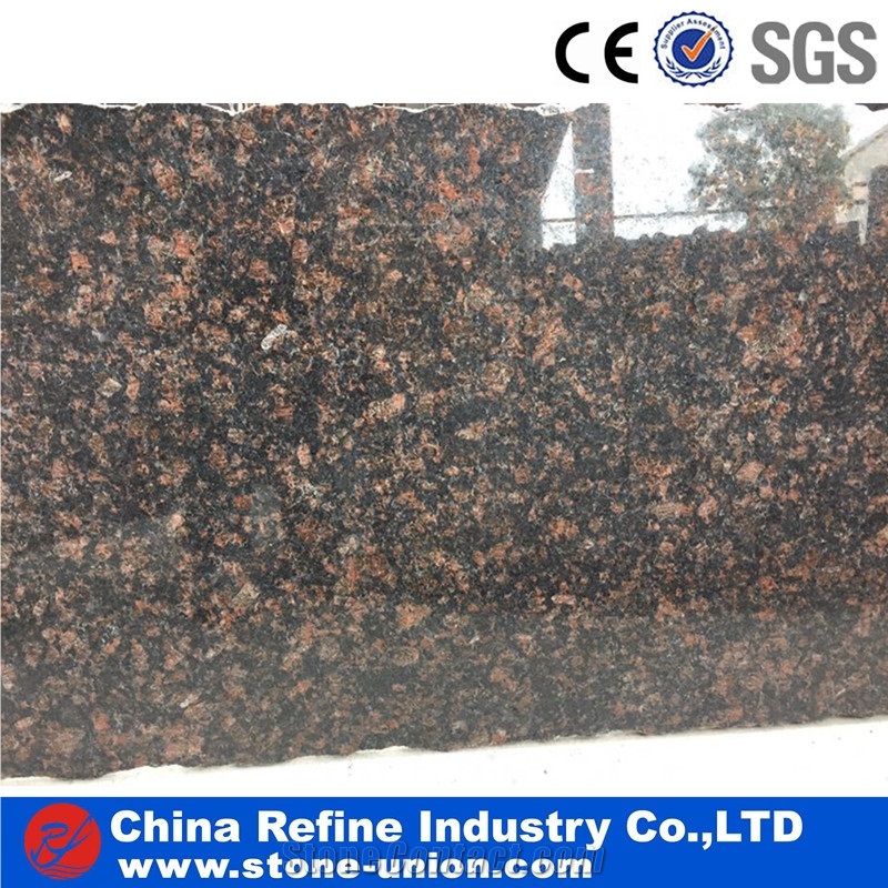 Indian Tan Brown Polished Granite Slabs & Tiles