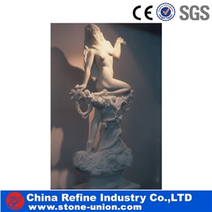 Landscaping White Marble Statue,Modern Sculpture