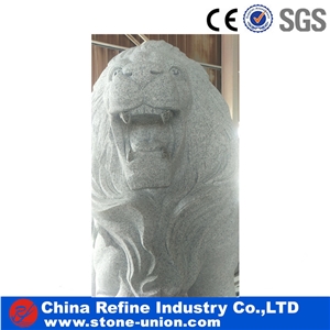 Large Sculpture Animal Granite Lion Statues