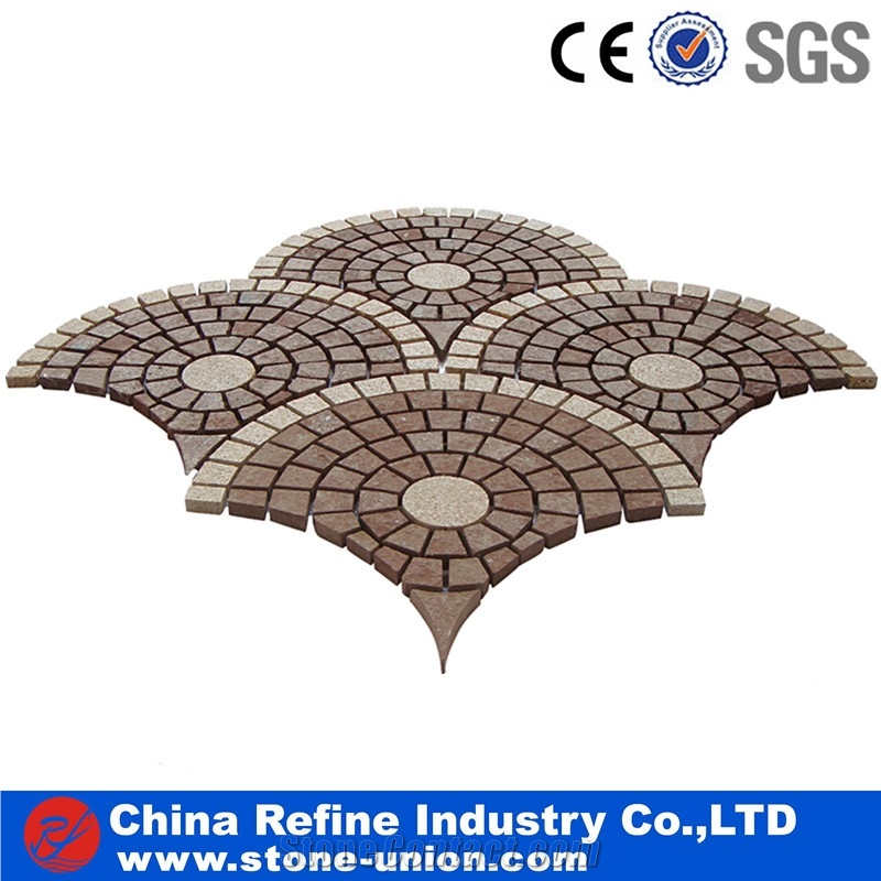 Light & Dark Grey Granite Paver Stone,Cobblestone