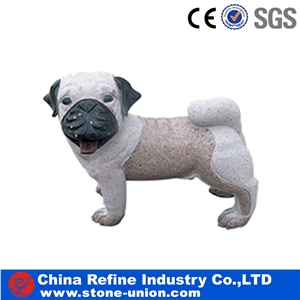 Light Grey G603 Granite Stone Swan Sculpture
