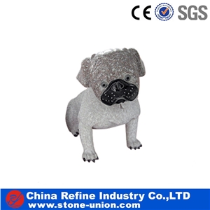 Light Grey G603 Granite Stone Swan Sculpture