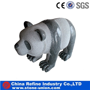 Light Grey G603 Granite Stone Swan Sculpture