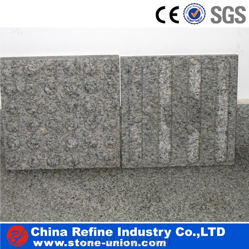 Light Grey Granite Blind Stone Road Paving Stone