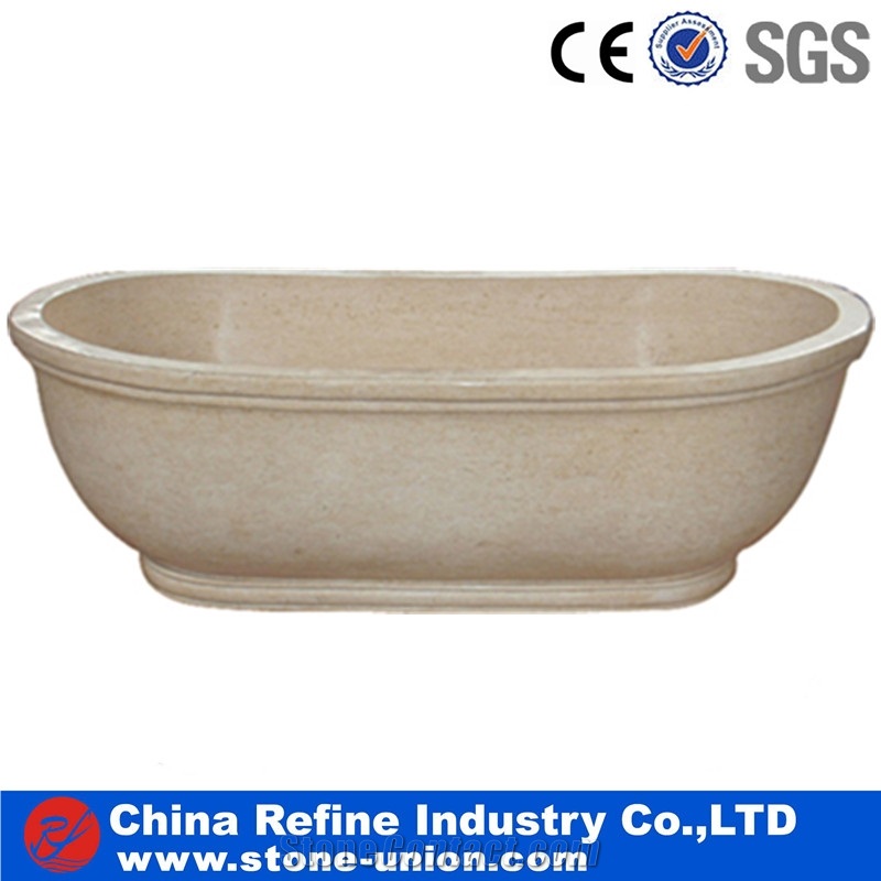 Luxury Freestanding Stone Resin Bathroom Bath Tub