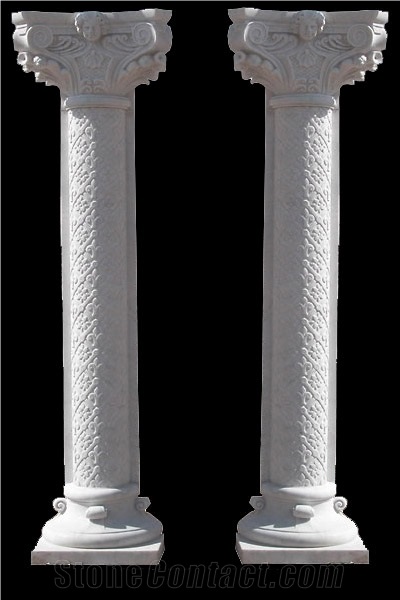 Marble Architectural Roman Columns & Pillars