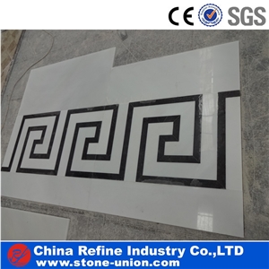Marble Foyers, Entryways Marble Waterjet Medallion