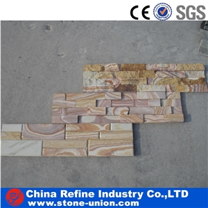 Multi Color Sandstone Veneer, Wall Cladding Panel