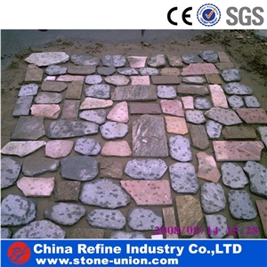 Multicolor Exterior Small Random Slate Flagstone