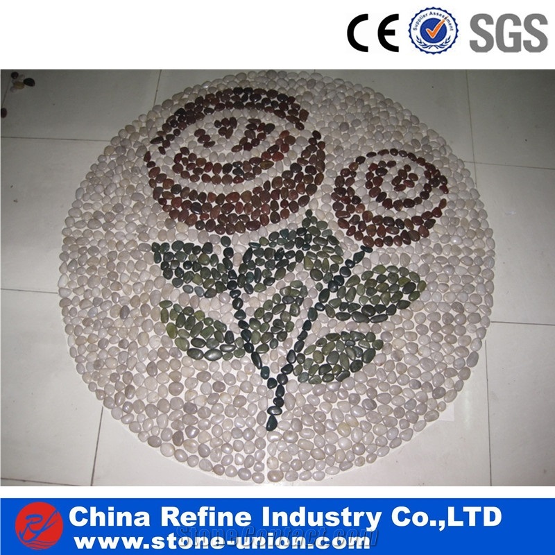 Multicolor Landscaping Polished River Pebbles