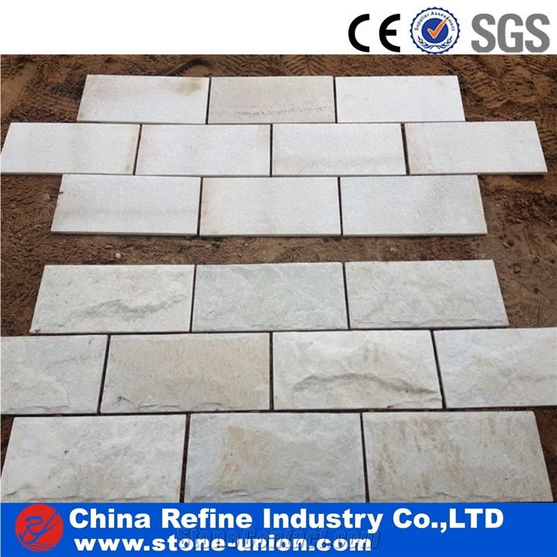 Natural Crystal White Quartzite Tiles for Wall