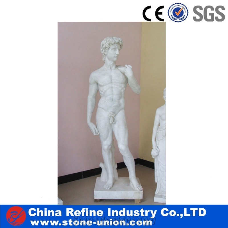 Natural Hand Carved Marble Statue Sculpture Figure