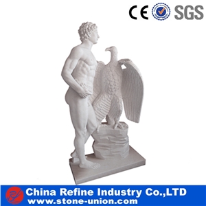 Natural Hand Carved Marble Statue Sculpture Figure