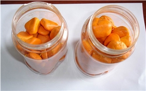 Orange Dyeing Pebbles For Driveway,Walkway Pebbles